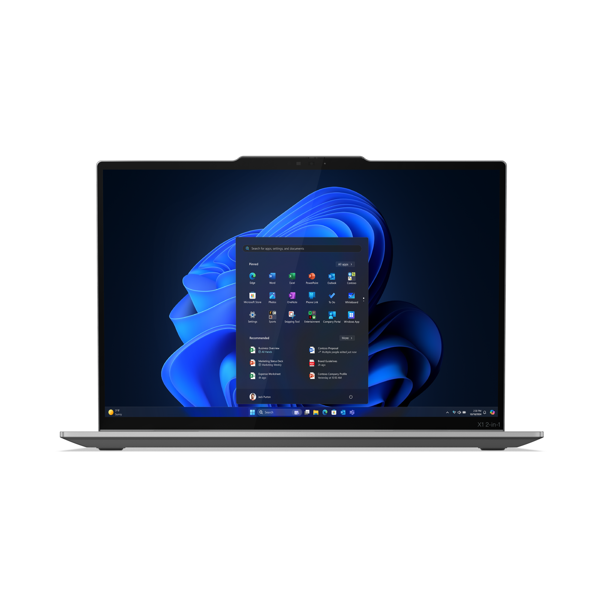 Lenovo ThinkPad X1 2-in-1 Gen 10 Core Ultra 7 255U 16GB RAM 512GB SSD 14" WUXGA Multi-Touch IPS Win11 Pro Laptop