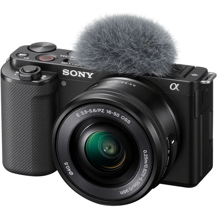 Sony ZV-E10 Mirrorless Vlog Camera with 16-50mm Lens Kit (Black)